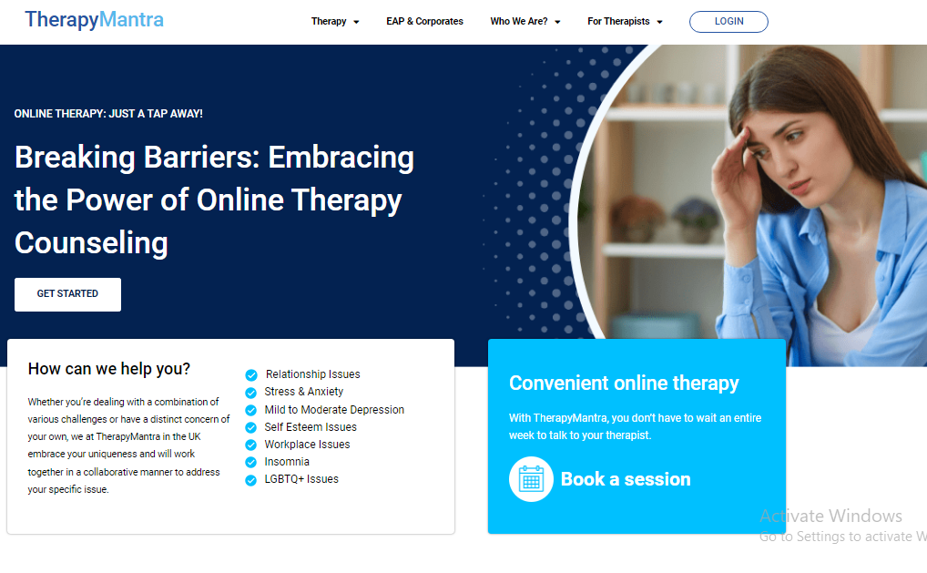 Online Therapy In India